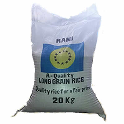 RANI - Long Grain Premium 20kg - Gratis Bezorging